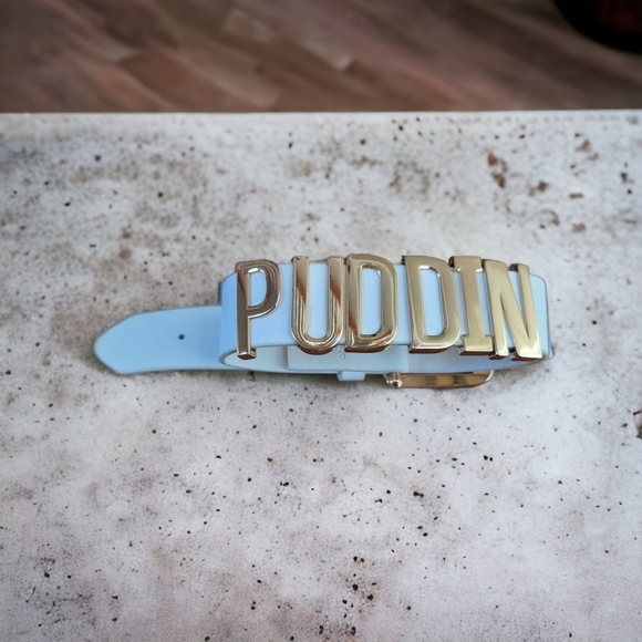 Harley Quinn Puddin Belt Buckle Style Collar - Picture 1 of 3